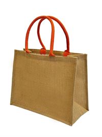 SHOPPER IN JUTA CON MANICI COLORATI
